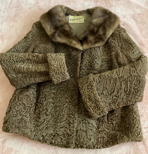 Vintage fur astrakhan persian - vintage,