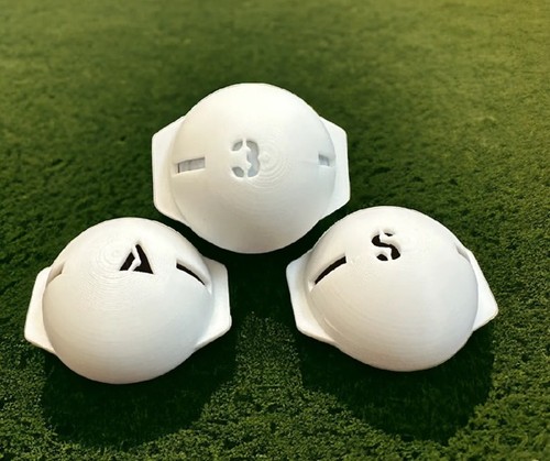 Personalised golf ball - golf, stencil