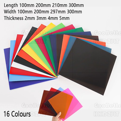 Coloured perspex acrylics - coloured,