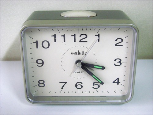Vintage gray vedette alarm - vintage,