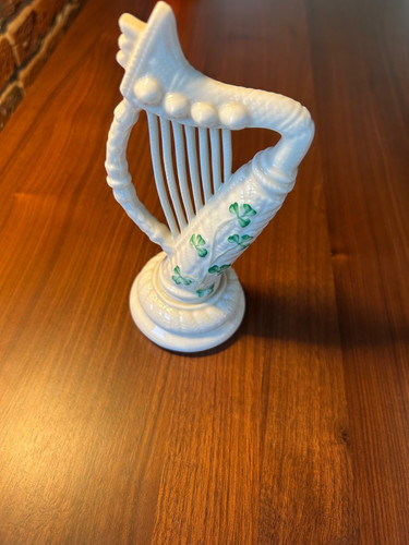 Belleek ireland porcelain harp - ireland,