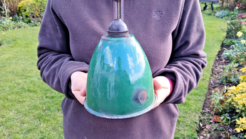 Industrial vintage enamel - vintage,