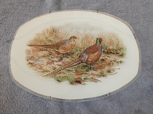 Glass plate with - a, scene