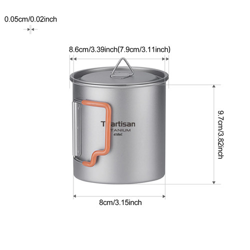 Outdoor camping pure - camping, titanium