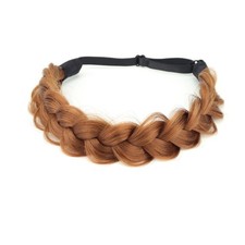 Stretchable Braided Hair Headband Adjustable Handmade Hair Band  Women