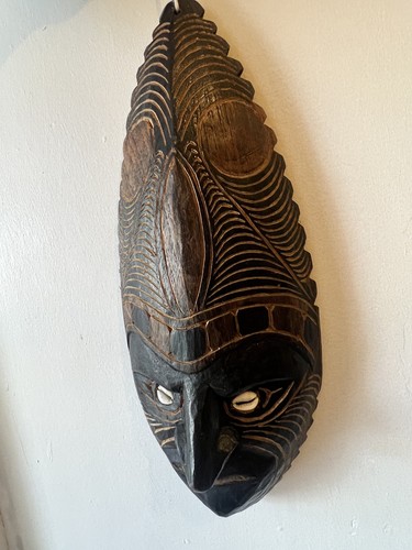 Mask oceanian papua tribale - papua,
