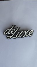 DELUXE VINTAGE CAR BADGE /