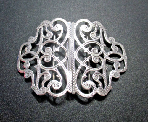 Victorian silver nurses - silver, belt