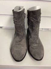 russell bromley grey suede
