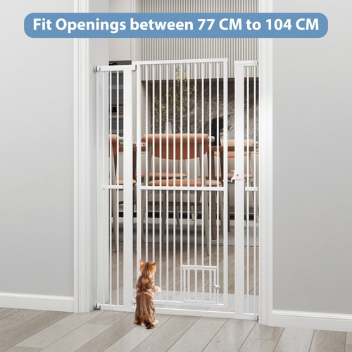 Tall metal pet gate extra - tall,