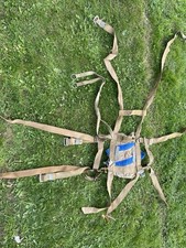 Vintage British Parachute Harness Strap Assembly Parachutist C.S.P.E.P. MK 2 Tan