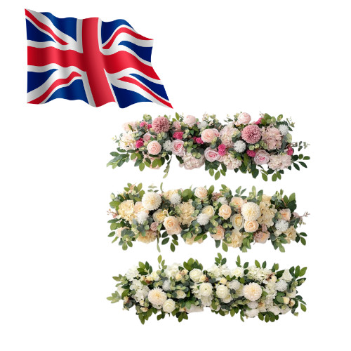 100cm luxury white rose - 100cm,