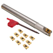 New Efficient and Reliable Indexable Milling Cutter with 10 Carbide Inserts