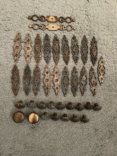 Brass drawer plates - , and