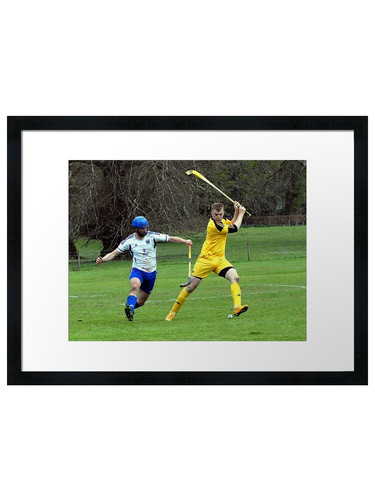 Shinty framed wall art - shinty,
