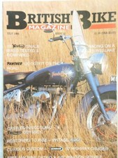 British Bike Magazine July 1989 Triumph Norton Sunbeam Seeley-Weslake B9736