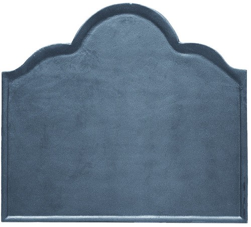Solid cast iron fireback - solid,