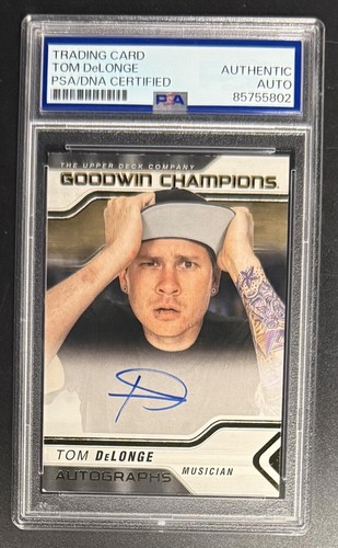 Tom delonge signed autograph - tom,