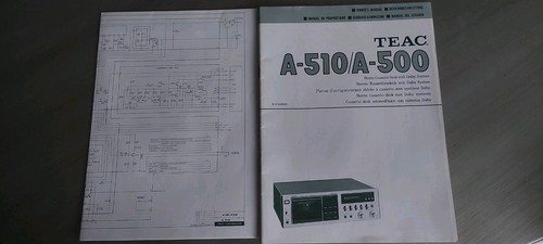 Teac 510 a500 cassette deck - teac,