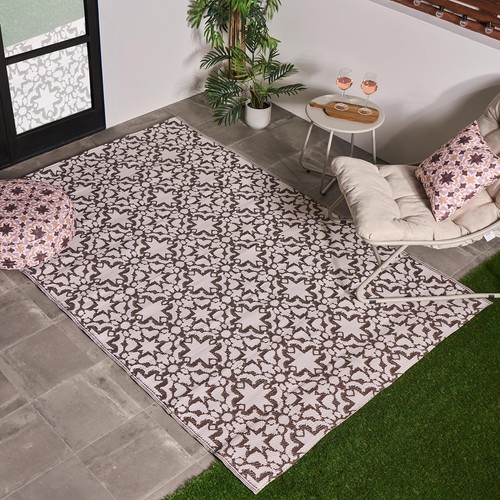 Ohs tiles print garden rug - garden,