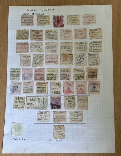 Victorian advertising stamps - victorian,
