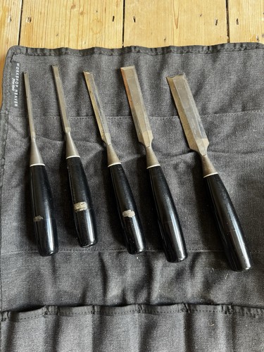 Vintage stanley chisels - 5x,