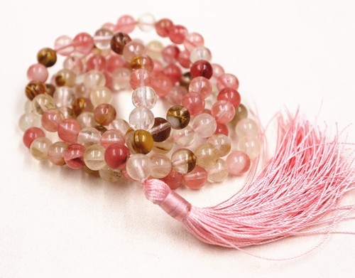 Watermelon mala prayer - mala,