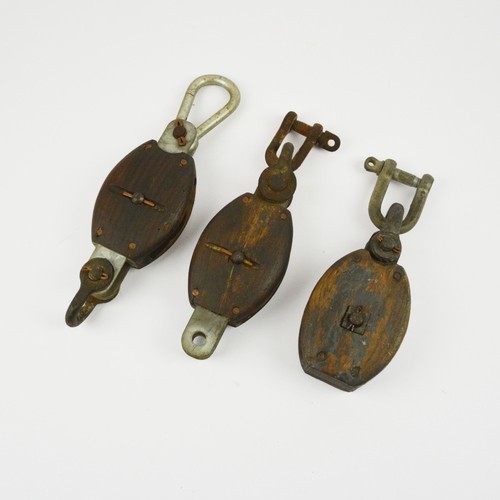 Vintage ship pulley block - 3,
