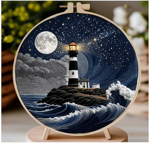 Embroidery hoop kit 20cm - kit, 20cm/7.87"