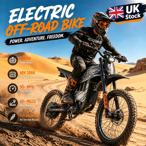 7000w offroad bike - offroad, 30ah