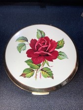 Vintage Stratton Rose Painted