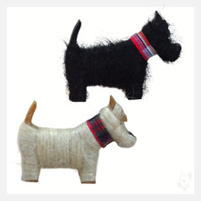 Pair 1950s Scottie & Westie