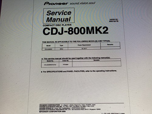 Pioneer cdj 800mk2 - pioneer,