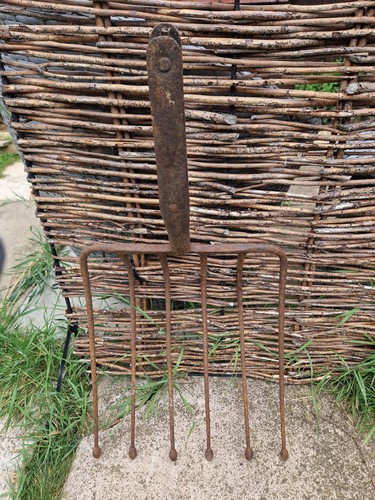 Antique vintage potato fork - antique,