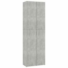 Tall Kitchen Larder Cupboard Storage Pantry Grey Freestanding Utility Cabinet