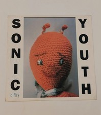 Sonic Youth Promotional Album Flat 1993 Dirty 12x12" Poster  *See Photos* Used 