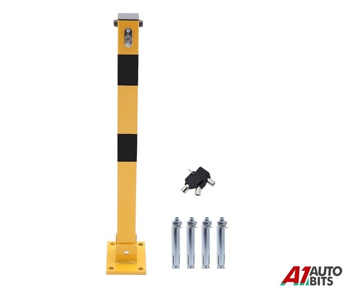 Yellow car parking space lock - yellow,