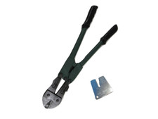 Green Crimping Tool 4 in 1 with Gauge - Fence Fencing Ferrules Double Barrel