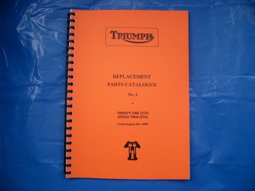 Triumph 3ta 5ta - book, for