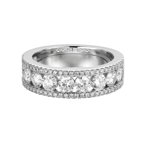 14k white gold princess - 14k,