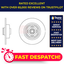 2x Brake Discs Pair Solid fits