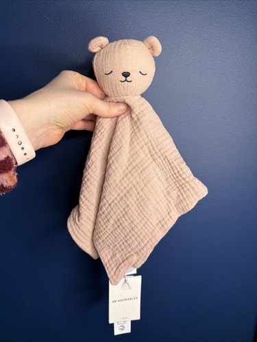 Brown teddy bear muslin - brown,