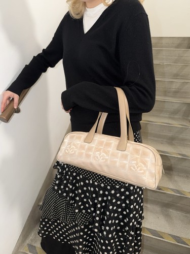 Vintage chanel beige jacquard - vintage,