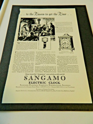 Sangamo electric clocks w - electric,