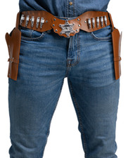 Cowboy Belt With Holsters