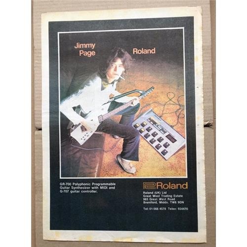 Jimmy page roland - roland, gr-700