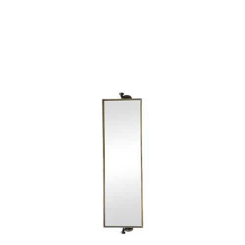 Antique brass wall - antique, mirror