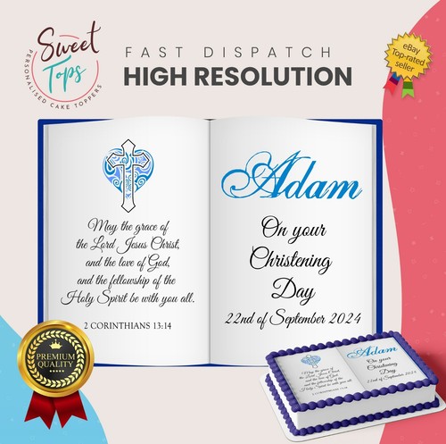 Christening book style - christening,