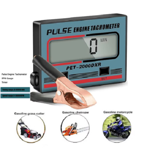 Induction chain saw tachometer - induction,