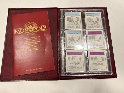 Great franklin mint monopoly - mint,